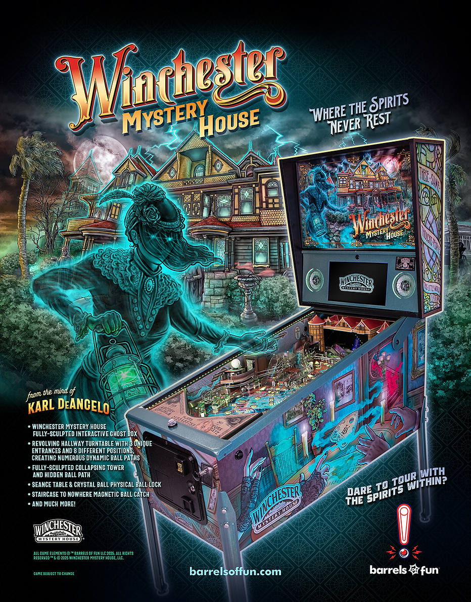 Winchester Mystery House Pinball Machine